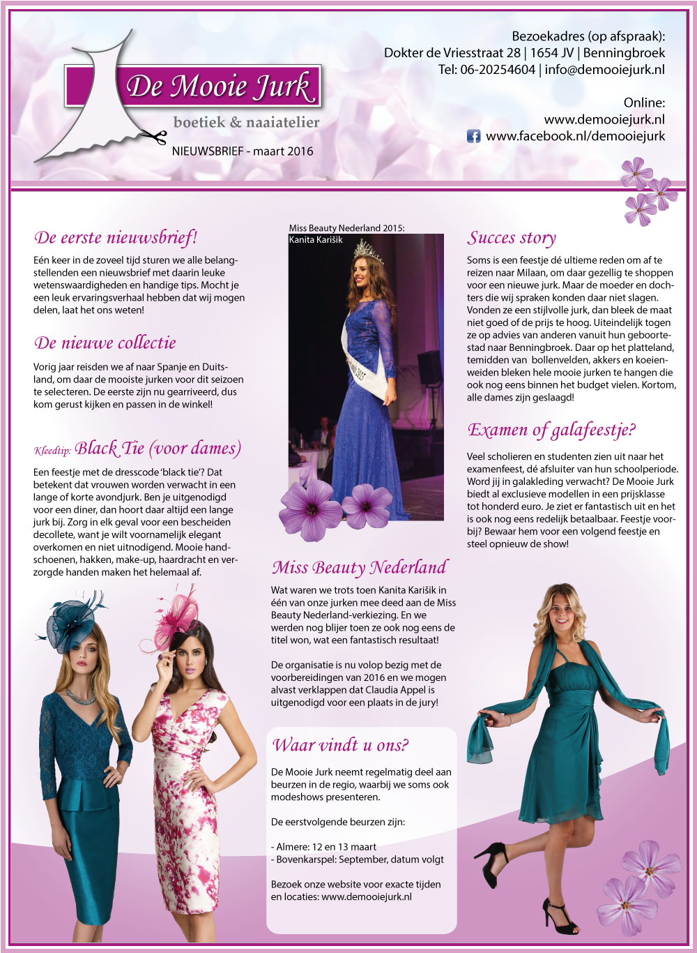 nieuwsbrief de mooie jurk 2016-03